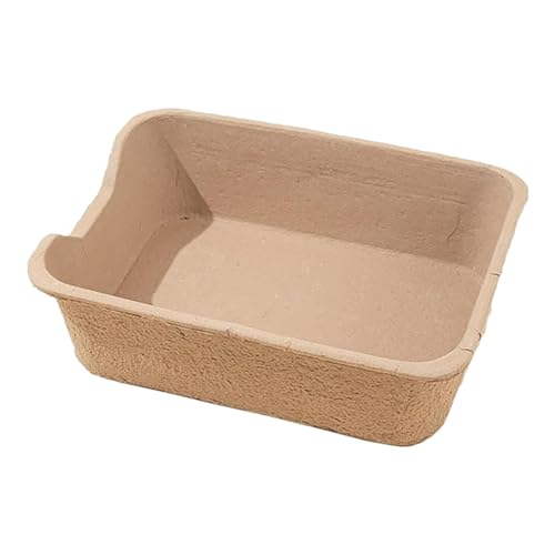 Wzxhew # Einweg-Katzentoilette, super groß, spritzwassergeschützt, tragbar, für den Außenbereich, temporäre Katzentoilette, Katzentoilette (Khaki, Einheitsgröße) von Wzxhew