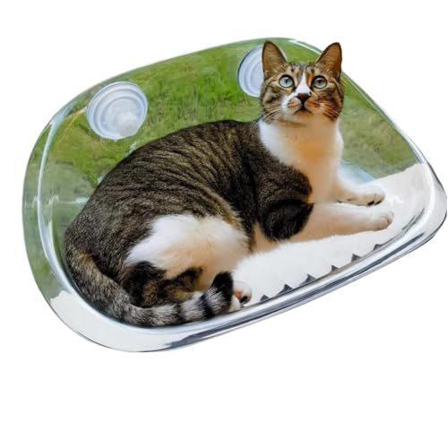 Wzxksoac Katzenbett mit Saugnapf, Hängeschaukel, Abnehmbar, Fensterbank, Glas, Hängebett, Haustierbedarf, Transparent- Wzxksoac Katzenbett mit Saugnapf, Hängeschaukel, Abnehmbar, Fensterbank, Glas, Hängebett, Haustierbedarf, Transparent- von Wzxksoac