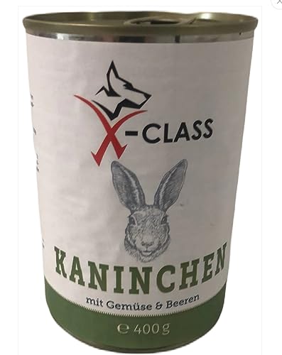 Kaninchen mit Gemüse und Beeren, 6x400g von X-CLASS