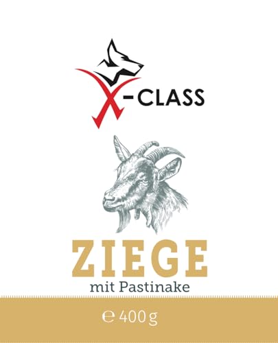 Ziege mit Pastinake,hypoallergene Nassnahrung für Hunde 400g Ziege mit Pastinake,hypoallergene Nassnahrung für Hunde 400g von X-CLASS