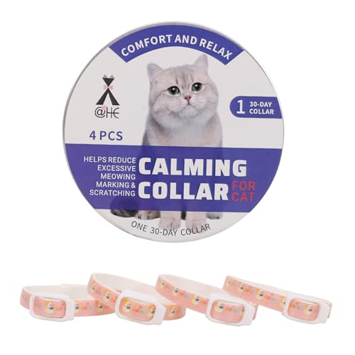 Beruhigendes Katzenhalsband, lindert Angst und Stress, Ente, 4 Stück Beruhigendes Katzenhalsband, lindert Angst und Stress, Ente, 4 Stück von X@HE