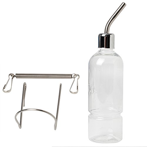 X-Institute Hamster Wasserflasche Aufhängen Auslaufsicher Automatischer Spender Haustiere Reparieren Zwerghamster Mäuse 350 Ml von X-Institute