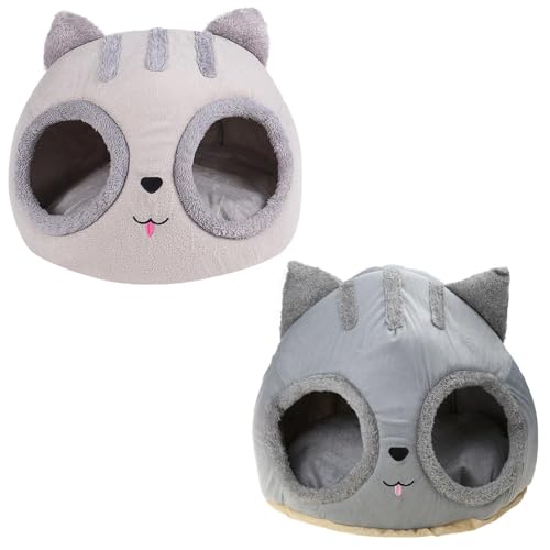 X-Institute Hundebett Abnehmbares Kissen für Katze für Kopf geformt Winter Hundekissen Indoor Kitty Form Welpenhaus X-Institute Hundebett Abnehmbares Kissen für Katze für Kopf geformt Winter Hundekissen Indoor Kitty Form Welpenhaus von X-Institute