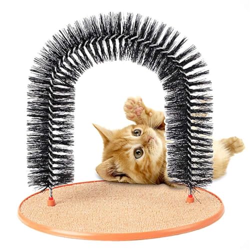X-Institute Katzenbürste Kratzbogen Für Massage Selbstpflegegerät Für Kätzchen Haustierkatzen Kratzbaum Katzen Stressabbau Kratzbaum Selbstpflegegerät Für Katzen X-Institute Katzenbürste Kratzbogen Für Massage Selbstpflegegerät Für Kätzchen Haustierkatzen Kratzbaum Katzen Stressabbau Kratzbaum Selbstpflegegerät Für Katzen von X-Institute