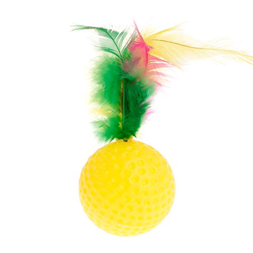 X-Institute Pet For Cat Feather Ball Chewing Ball Interactive Toy For Pet For Cat Outdoor Interactive For Play X-Institute Pet For Cat Feather Ball Chewing Ball Interactive Toy For Pet For Cat Outdoor Interactive For Play von X-Institute