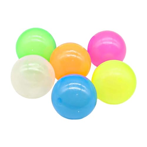 X-Institute Sticky Ceiling Ball Stress Relief Glow Toy Glows In The Dark Squishys Ball Sensorys Ball Dream Ball Luminous Ball Toy Glows In The Dark Sticky Ball von X-Institute