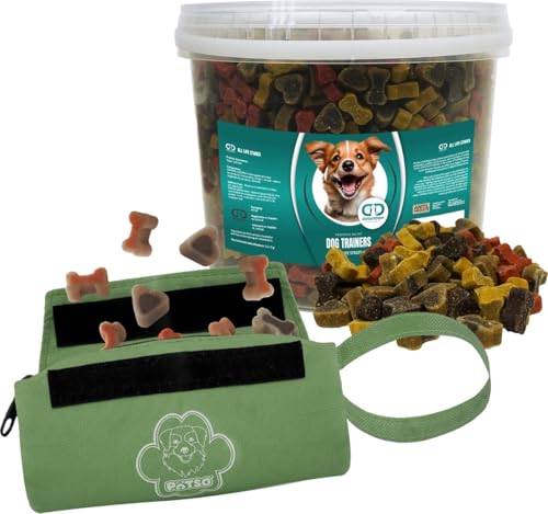 DoggyDish Trainings Hundesnacks + Belohnungstasche/Apportier-Spielzeug/Dummy Grün SuperSoftmix Eimer 3,5Kg DoggyDish Trainings Hundesnacks + Belohnungstasche/Apportier-Spielzeug/Dummy Grün SuperSoftmix Eimer 3,5Kg von X2