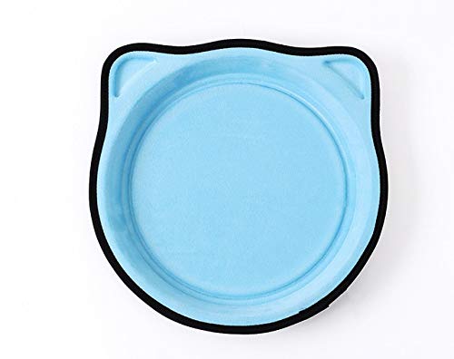 XACIUESD Cute Pet Hanging Betten Katze Sunny Sitz Saugfusshalter Haustier-Katze Hängematte bequem Katze Haustier-Bett-Eva-weiche Haustier-Bett (Color : Blau) von XACIUESD