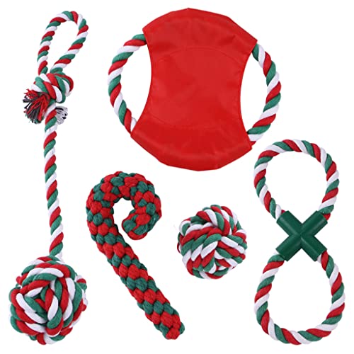 XAGMODSHN 1 Set unzerstörbares süßes Tauziehen Plüsch-Hundespielzeug für Weihnachten, Kauspielzeug, Welpen, Geschenk für Haustiere, interaktives Spielzeug, interessant XAGMODSHN 1 Set unzerstörbares süßes Tauziehen Plüsch-Hundespielzeug für Weihnachten, Kauspielzeug, Welpen, Geschenk für Haustiere, interaktives Spielzeug, interessant von XAGMODSHN