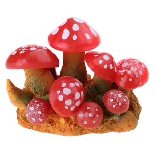 XAGMODSHN Aquarium Bunte Weiche Pilze Bastelset Meerestiere Terrarium Lebensraum Aquarium Unterwasser Kunstpflanze von XAGMODSHN