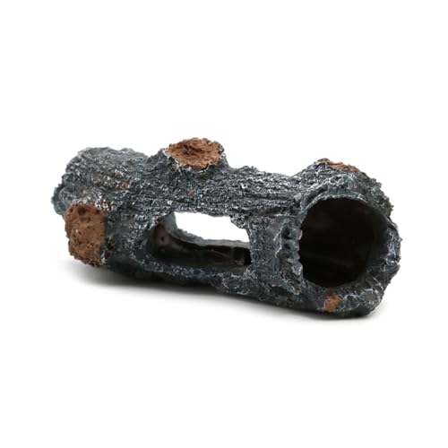 XAGMODSHN Aquarium Unterwasser Künstliche Verstecke Haus Harz Aquarium Dekorationen Kunst Terrarium Lebensraum Ornament von XAGMODSHN