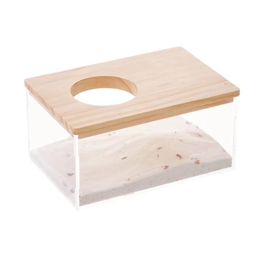 XAGMODSHN Badesandbehälter für Hamster Acryl Badezimmer Transparent Katzentoilette Badespielzeug Zubehör für Kleintiere XAGMODSHN Badesandbehälter für Hamster Acryl Badezimmer Transparent Katzentoilette Badespielzeug Zubehör für Kleintiere von XAGMODSHN