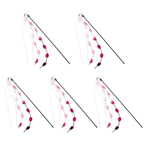 XAGMODSHN Cat Teaser Stick Toy Cat Interactive Toy Funny Teaser Self-playing Cat Stick Toy Wand Kitten Teaser Wand Cat Toy XAGMODSHN Cat Teaser Stick Toy Cat Interactive Toy Funny Teaser Self-playing Cat Stick Toy Wand Kitten Teaser Wand Cat Toy von XAGMODSHN