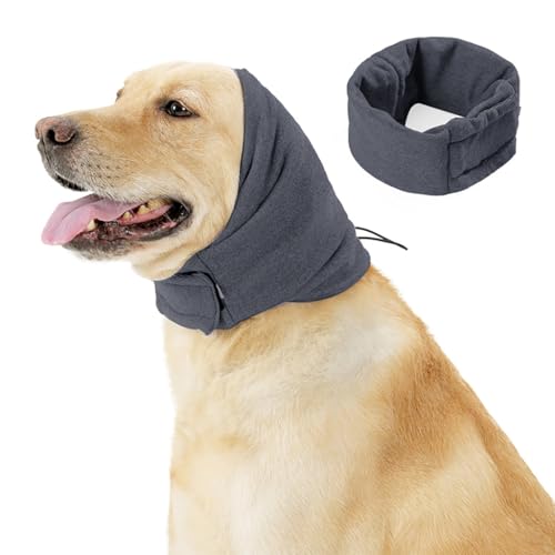 XAGMODSHN Gehörschutz für kleine bis große Hunde, Ohrenschal, Halswärmer, Haustier-Ohrenschützer, warmer Kopfwickel XAGMODSHN Gehörschutz für kleine bis große Hunde, Ohrenschal, Halswärmer, Haustier-Ohrenschützer, warmer Kopfwickel von XAGMODSHN