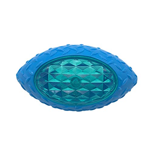 XAGMODSHN Gummi-Fußball-Form, LED-Licht, Geräusche, federnder Zahn XAGMODSHN Gummi-Fußball-Form, LED-Licht, Geräusche, federnder Zahn von XAGMODSHN