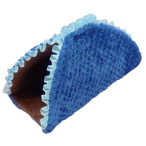 XAGMODSHN Hamster Winterbett Kissen Versteck Bett Spiel Tunnel Käfig Zubehör Warm Anti-Kratzer Bettwäsche für Frettchen Eichhörnchen XAGMODSHN Hamster Winterbett Kissen Versteck Bett Spiel Tunnel Käfig Zubehör Warm Anti-Kratzer Bettwäsche für Frettchen Eichhörnchen von XAGMODSHN