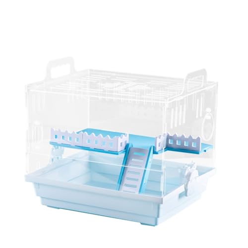 XAGMODSHN Hamsterkäfig transparent leicht zu reinigen atmungsaktiv - Haus einfach aufzubauen High-End-Haus mit Plattformleiter XAGMODSHN Hamsterkäfig transparent leicht zu reinigen atmungsaktiv - Haus einfach aufzubauen High-End-Haus mit Plattformleiter von XAGMODSHN