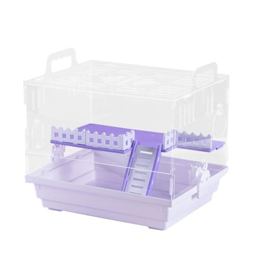 XAGMODSHN Hamsterkäfig transparent leicht zu reinigen atmungsaktiv - Haus einfach aufzubauen High-End-Haus mit Plattformleiter XAGMODSHN Hamsterkäfig transparent leicht zu reinigen atmungsaktiv - Haus einfach aufzubauen High-End-Haus mit Plattformleiter von XAGMODSHN