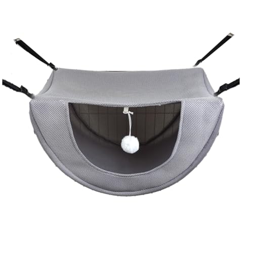 XAGMODSHN Katzenhängematte für kleine Kätzchen, Schaukelbett mit Haken zum Aufhängen, für Haustiere, Kätzchen, kleine Haustiere, Hauszubehör XAGMODSHN Katzenhängematte für kleine Kätzchen, Schaukelbett mit Haken zum Aufhängen, für Haustiere, Kätzchen, kleine Haustiere, Hauszubehör von XAGMODSHN