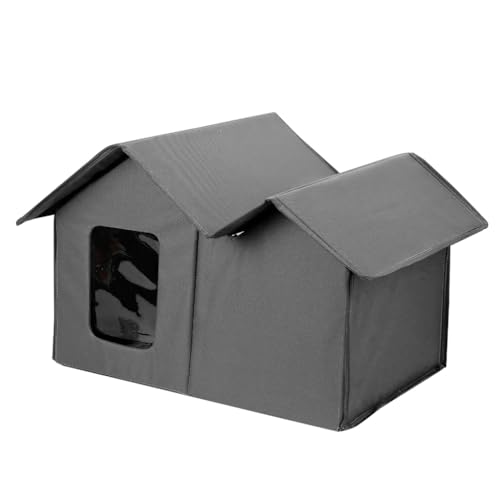 XAGMODSHN Katzenhaus Faltbares Katzenschlafbett Outdoor Katzen Höhle Haus Outdoor Hundehütte Vier Jahreszeiten Winddicht Haustierhaus XAGMODSHN Katzenhaus Faltbares Katzenschlafbett Outdoor Katzen Höhle Haus Outdoor Hundehütte Vier Jahreszeiten Winddicht Haustierhaus von XAGMODSHN