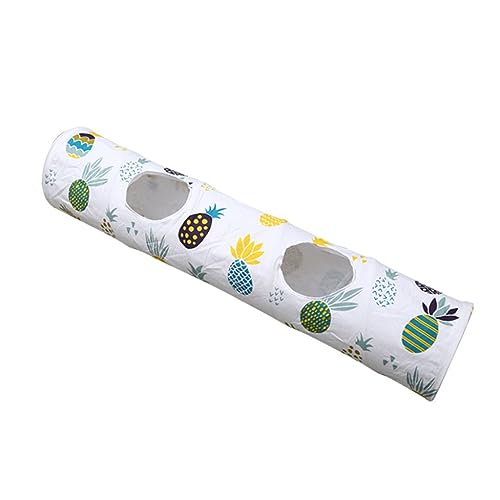 XAGMODSHN Katzentunnel, 2 Löcher, Spielzeug mit pelzigem Spielrohr mit bunten Drucken, Knistertunnel XAGMODSHN Katzentunnel, 2 Löcher, Spielzeug mit pelzigem Spielrohr mit bunten Drucken, Knistertunnel von XAGMODSHN