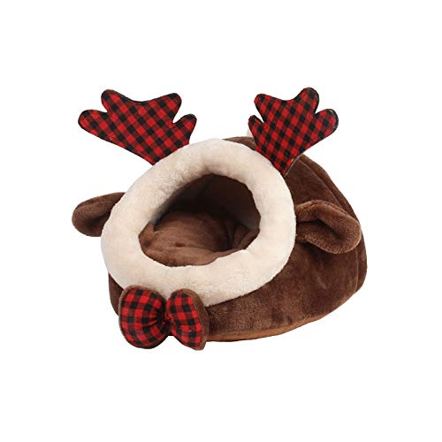 XAGMODSHN Kleines Haustier-Winterbett, Plüschhaus, warmes Nest, Zubehör für Kleintiere, Hamster, Junior, Meerschweinchen, Schlange, Spinne, Eidechse XAGMODSHN Kleines Haustier-Winterbett, Plüschhaus, warmes Nest, Zubehör für Kleintiere, Hamster, Junior, Meerschweinchen, Schlange, Spinne, Eidechse von XAGMODSHN