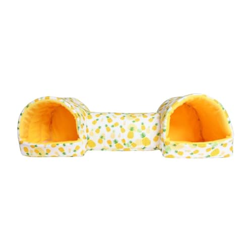 XAGMODSHN Natürliches weiches Bett Versteck Weiche Höhle Spielzeug für Kleintiere Maus Bett Hamster Kaninchen Verstecke Käfig Tunnel von XAGMODSHN