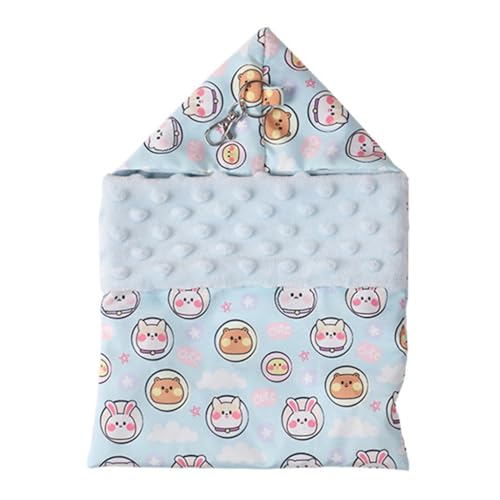 XAGMODSHN Natürliches weiches Bett Versteck Weiches Höhlenspielzeug für Kleintiere, Mausbett, Hamster, Kaninchen, Versteck, Käfig zum Aufhängen von XAGMODSHN