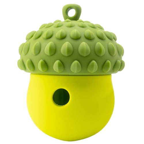 XAGMODSHN Nussform Hund Puzzle Feeders Spielzeug für Haustier Langsames Essen Leckerli Feeder Spielzeug Weiches Silikon Zahnen Spielzeug Hund Unterhaltung Supp von XAGMODSHN
