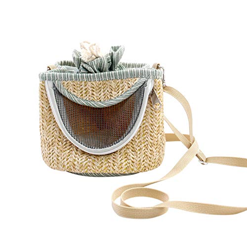 XAGMODSHN Reisetasche für Hamster, tragbar, atmungsaktiv, mit verstellbarem und abnehmbarem Gurt XAGMODSHN Reisetasche für Hamster, tragbar, atmungsaktiv, mit verstellbarem und abnehmbarem Gurt von XAGMODSHN
