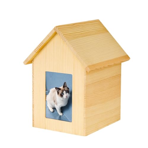 XAGMODSHN Urne für Haustiere, Cinerary Sarg, Holz, Gedenkbox, Asche, Beerdigung, Tiere, Haustiere, Katzen, Hunde, Beerdigung, kann Foto platzieren XAGMODSHN Urne für Haustiere, Cinerary Sarg, Holz, Gedenkbox, Asche, Beerdigung, Tiere, Haustiere, Katzen, Hunde, Beerdigung, kann Foto platzieren von XAGMODSHN