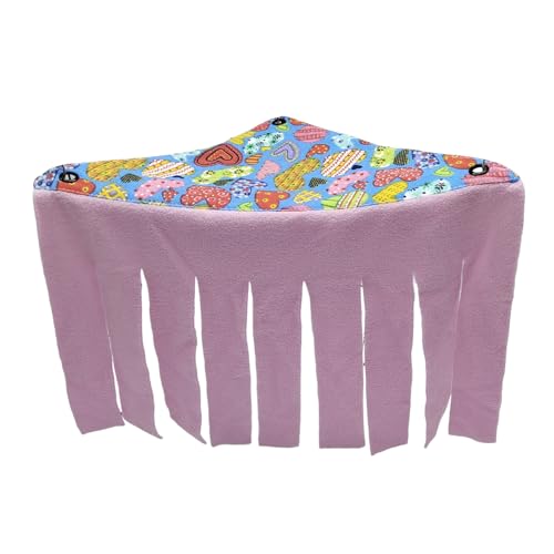 XAGMODSHN Versteckvorhang für Zuckergleiter Eichhörnchen Vorhang Käfig Bett Käfig Ecke kleine Haustierkäfig Hängematte Eichhörnchen XAGMODSHN Versteckvorhang für Zuckergleiter Eichhörnchen Vorhang Käfig Bett Käfig Ecke kleine Haustierkäfig Hängematte Eichhörnchen von XAGMODSHN
