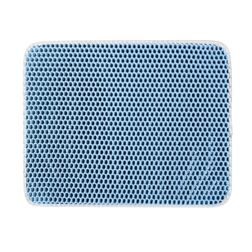 XAGMODSHN Wasserdichte Haustier-Katzentoilettenmatte, Katzenstreu, Fangmatte für den Innenbereich, weniger Abfall XAGMODSHN Wasserdichte Haustier-Katzentoilettenmatte, Katzenstreu, Fangmatte für den Innenbereich, weniger Abfall von XAGMODSHN