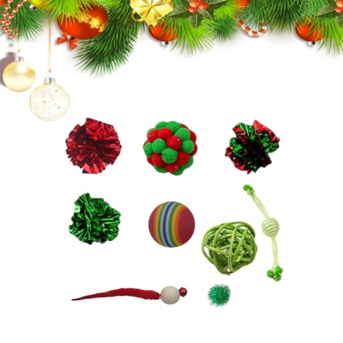 XAGMODSHN Weihnachten Katzenspielzeug Zubehör Pelzige Pompons Rattan Maus Katzenspielzeug Aufsätze Maus XAGMODSHN Weihnachten Katzenspielzeug Zubehör Pelzige Pompons Rattan Maus Katzenspielzeug Aufsätze Maus von XAGMODSHN