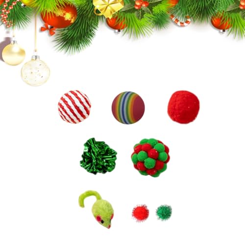 XAGMODSHN Weihnachten Katzenspielzeug Zubehör Pelzige Pompons Rattan Maus Katzenspielzeug Aufsätze Maus XAGMODSHN Weihnachten Katzenspielzeug Zubehör Pelzige Pompons Rattan Maus Katzenspielzeug Aufsätze Maus von XAGMODSHN