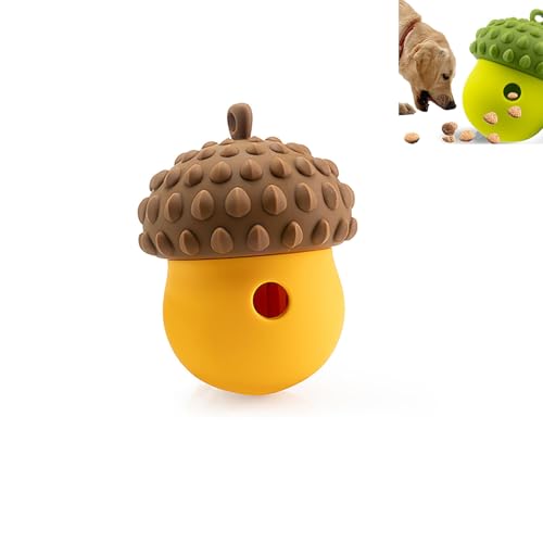 XBOGO Haustier-Welpen-Hundespielzeug, interaktiver Leckerbissen-Ball (orange) von XBOGO