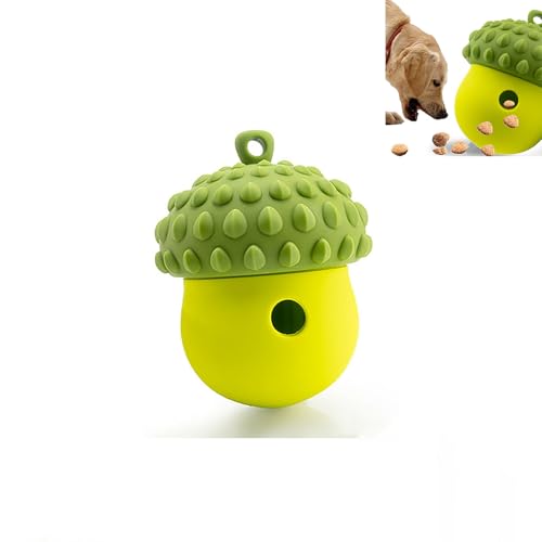 XBOGO Haustier-Welpen-Hundespielzeug, interaktiver Leckerbissen-Ball (orange) (GRÜN) von XBOGO