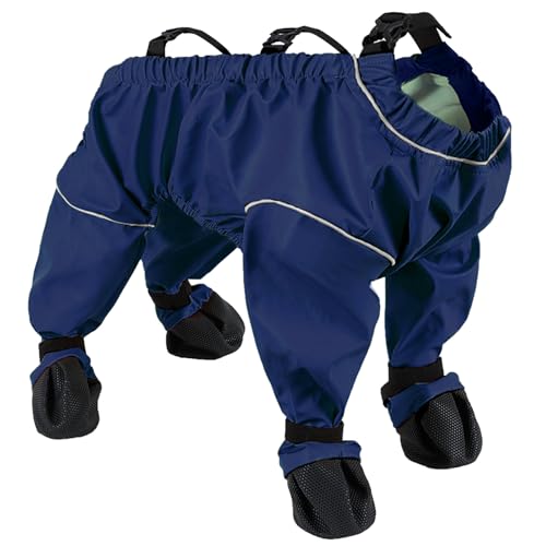 XBOKA Atmungsaktive Haustierhose mit Fußabdeckungen, rutschfeste und schmutzabweisende Hundehose mit Fußabdeckungen, für den Innen- und Außenbereich XBOKA Atmungsaktive Haustierhose mit Fußabdeckungen, rutschfeste und schmutzabweisende Hundehose mit Fußabdeckungen, für den Innen- und Außenbereich von XBOKA