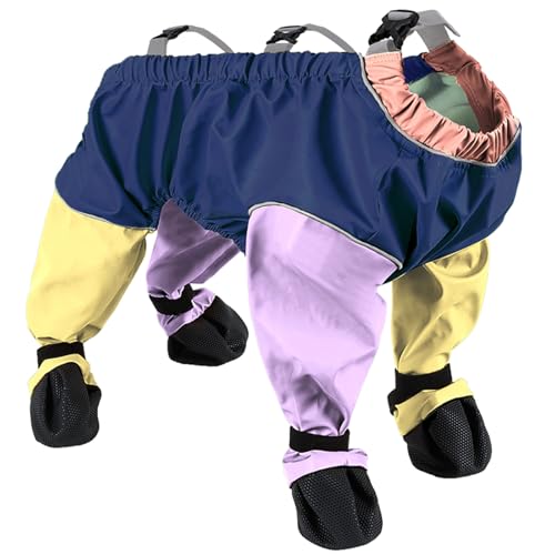 XBOKA Atmungsaktive Haustierhose mit Fußabdeckungen, rutschfeste und schmutzabweisende Hundehose mit Fußabdeckungen, für den Innen- und Außenbereich XBOKA Atmungsaktive Haustierhose mit Fußabdeckungen, rutschfeste und schmutzabweisende Hundehose mit Fußabdeckungen, für den Innen- und Außenbereich von XBOKA