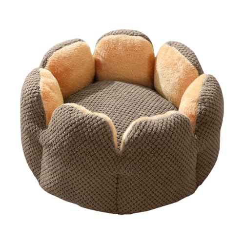 XBOKA Haustierbett mit abnehmbarem Kissen, weicher Griff, schöne Blume, rundes Bett, Hundesofa, abnehmbares Kissen XBOKA Haustierbett mit abnehmbarem Kissen, weicher Griff, schöne Blume, rundes Bett, Hundesofa, abnehmbares Kissen von XBOKA
