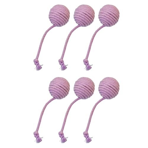 XBOKA Sisalkugel zum Teasing für den Innenbereich, für Katzen, Kauspielzeug, Jagd, Zahnen, Katzen, necken, Zubehör, 6 Stück XBOKA Sisalkugel zum Teasing für den Innenbereich, für Katzen, Kauspielzeug, Jagd, Zahnen, Katzen, necken, Zubehör, 6 Stück von XBOKA