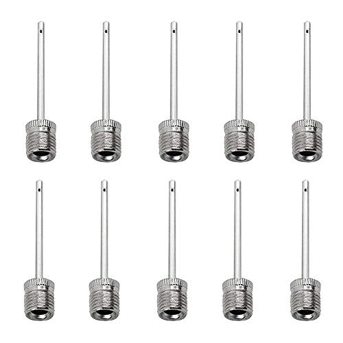 10 Stück Silber Ballpumpe Nadeln, XCOZU Ballnadel Ballpumpennadel, Ballpumpe Fußball/Ballpumpen Ventilnadeln für Fußbälle, Rugby-Bälle, Volleybälle, Netball-Bälle, Ventiladapter 10 Stück Silber Ballpumpe Nadeln, XCOZU Ballnadel Ballpumpennadel, Ballpumpe Fußball/Ballpumpen Ventilnadeln für Fußbälle, Rugby-Bälle, Volleybälle, Netball-Bälle, Ventiladapter von XCOZU