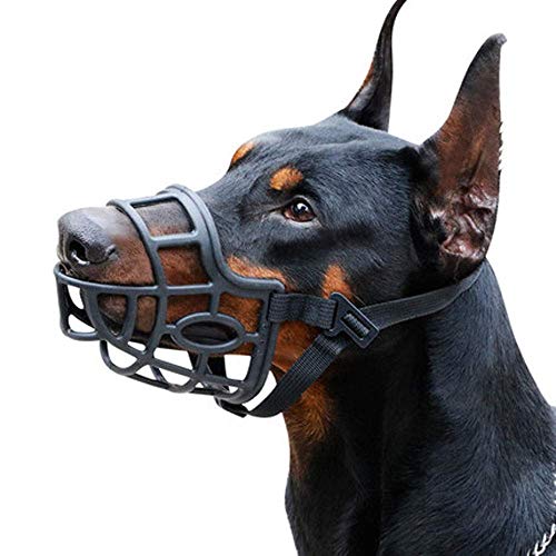 Hundemaulkorb, atmungsaktiver, Verstellbarer Hundemaulkorb mit Sicherheitsschnalle für Schulungen, Veterinäruntersuchungen Hundemaulkorb, atmungsaktiver, Verstellbarer Hundemaulkorb mit Sicherheitsschnalle für Schulungen, Veterinäruntersuchungen von XCSCUK