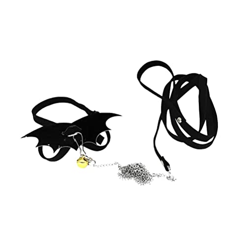 Schildkrötenflügel-Design Harness Brustkragen verstellbares Seil Walking Control Seil ist sehr geeignet für Schildkröten und Reptilien (schwarz) von XCSSKG
