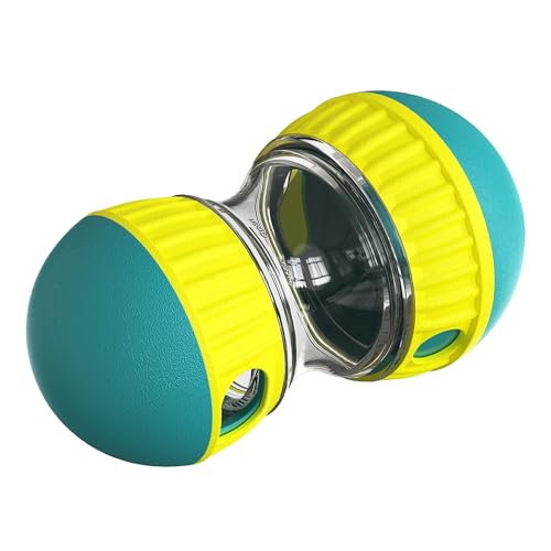 XCZAP Hunde-Leckerliball – BPA-frei, robust & sicher – Langsame Fütterung für kleine & große Hunde – ABS Material, verstellbare Öffnung – Ideal als Futterspender (Grüner, Kleine Größe (155×87.5 mm)) von XCZAP