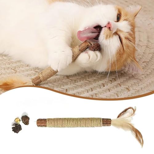 XDGJTBFMY Katzenspielzeug, Katzenkaustäbchen, Katzenkauspielzeug für Zahnpflege, Katzenkaustäbchen zur Zahnreinigung, Kätzchen-Spielzeug für Indoor-Katzen, Zahnspielzeug für Kätzchen-Zahnreinigung (1 XDGJTBFMY Katzenspielzeug, Katzenkaustäbchen, Katzenkauspielzeug für Zahnpflege, Katzenkaustäbchen zur Zahnreinigung, Kätzchen-Spielzeug für Indoor-Katzen, Zahnspielzeug für Kätzchen-Zahnreinigung (1 von XDGJTBFMY