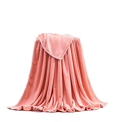 XDKS Coral Fleece-Decke, Flanell-Fleece, weiche Überwurf-Decke für Sofa/Stühle/Couch – leicht, warm und gemütlich (180 x 200 cm, Jade) von XDKS