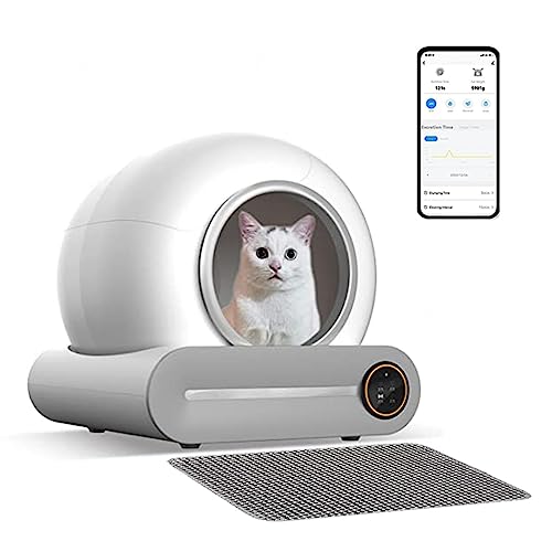 XDLYWUZIQ Automatische Selbstreinigende Katzentoilette, App-Steuerung/Ionischer Desodorierer, Selbstreinigende Katzentoilette, 9-Liter-Abfallbehälter, Automatische Katzentoilette Mit Doppelsensor XDLYWUZIQ Automatische Selbstreinigende Katzentoilette, App-Steuerung/Ionischer Desodorierer, Selbstreinigende Katzentoilette, 9-Liter-Abfallbehälter, Automatische Katzentoilette Mit Doppelsensor von XDLYWUZIQ