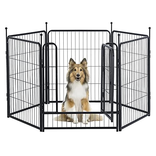 Hunde-Laufstall, tragbarer Outdoor-Hundezaun, Hundegehege für den Innenbereich, Hunde-Laufstall für große, mittelgroße und kleine Hunde, Hundezäune für den Hof, mit Türen, faltbarer Hunde-Laufstall, tragbarer Outdoor-Hundezaun, Hundegehege für den Innenbereich, Hunde-Laufstall für große, mittelgroße und kleine Hunde, Hundezäune für den Hof, mit Türen, faltbarer von XDPET