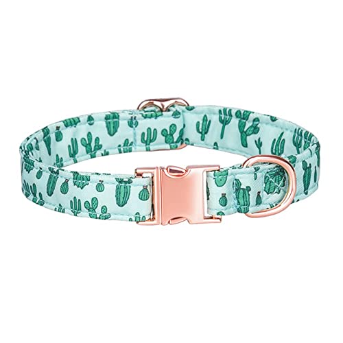 XDUDEED WUD Hundehalsband, niedliches Blumenmuster, Haustierhalsband für Mädchen, Damen, Jungen, kleine, mittelgroße und große Hunde, starke rotgoldene Metallschnalle, weiche Baumwolle, verstellbares XDUDEED WUD Hundehalsband, niedliches Blumenmuster, Haustierhalsband für Mädchen, Damen, Jungen, kleine, mittelgroße und große Hunde, starke rotgoldene Metallschnalle, weiche Baumwolle, verstellbares von XDUDEED WUD